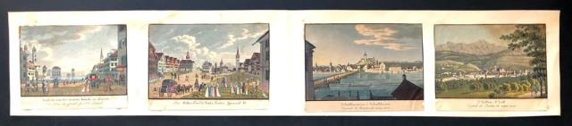 ANONIMO. Zurich / Gais / Schaffausen Schaffhouse / S. Gallen S. Gall.