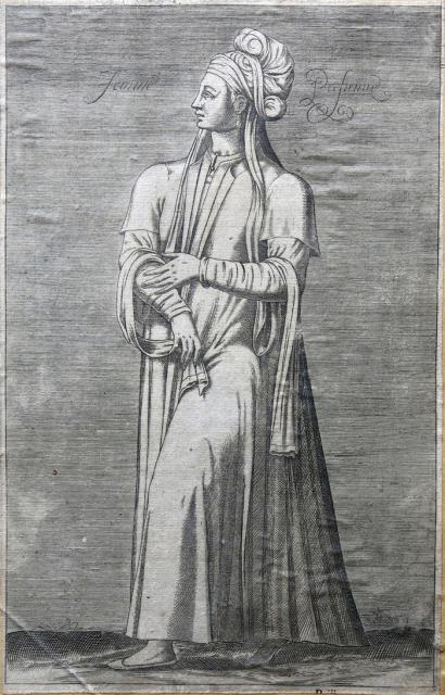 ANONIMO INCISORE FIAMMINGO DEL XVII SECOLO. Femme Persienne.