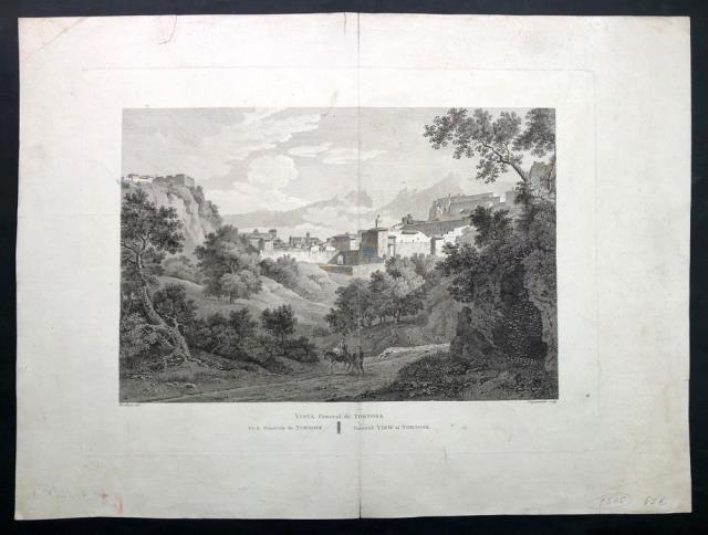 DEQUEVAUVILLIER – MOULINIER. Vista General de Tortosa. Vue Gènérale de...