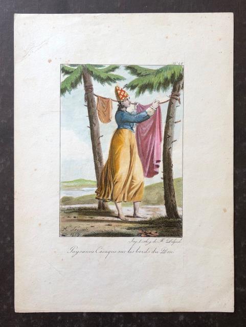 LECOINTE, H.LE - DELPECH, F. Paysanne Cosaque sur les bords du Don.
