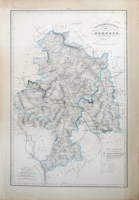 VALLARDI, FRANCESCO. Circondario di Fuligno e di Perugia.