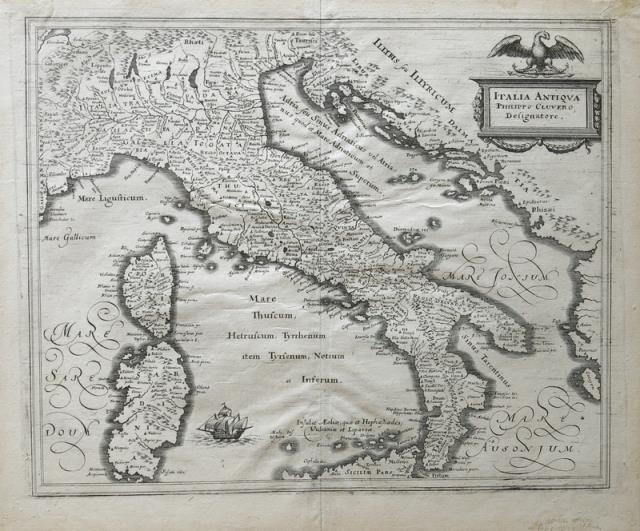 MERIAN, MATTHAUS - CLUVERO PHILIPPO. Italia antiqua.