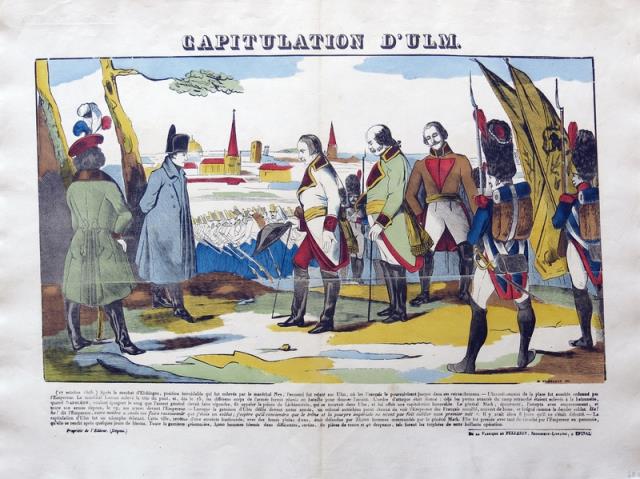 PELLERIN, CHARLES JEAN – GEORGIN. Capitulation d'Ulm.