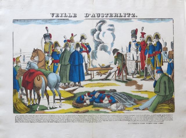 PELLERIN, CHARLES JEAN – GEORGIN. Veille d'Austerlitz.