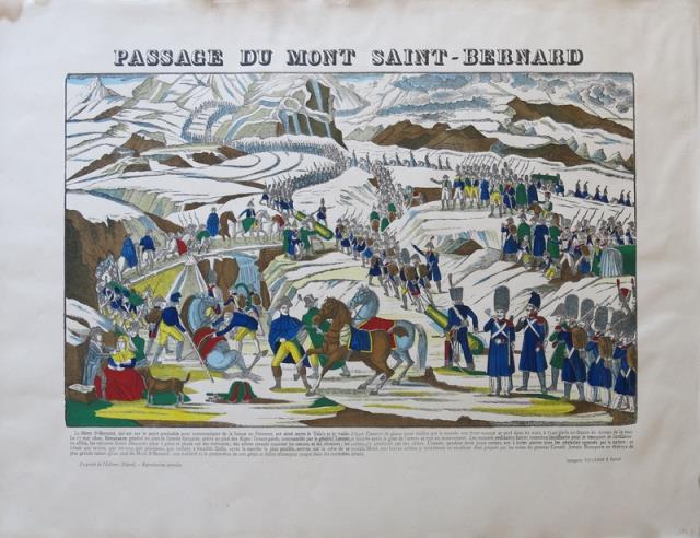 PELLERIN, CHARLES JEAN - GEORGIN. Passage du Mont Saint Bernard.