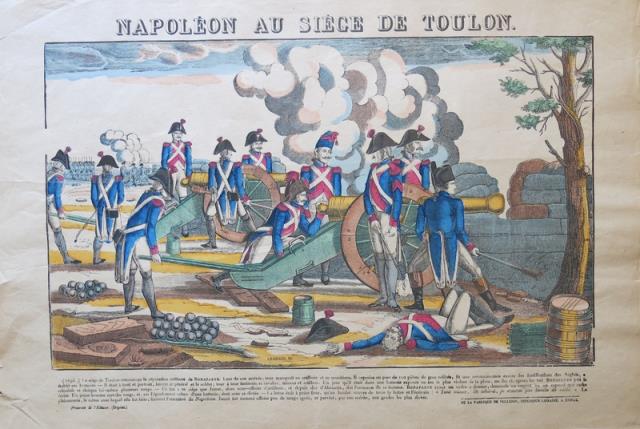 PELLERIN, CHARLES JEAN – GEORGIN. Napoleon au siége de Toulon.