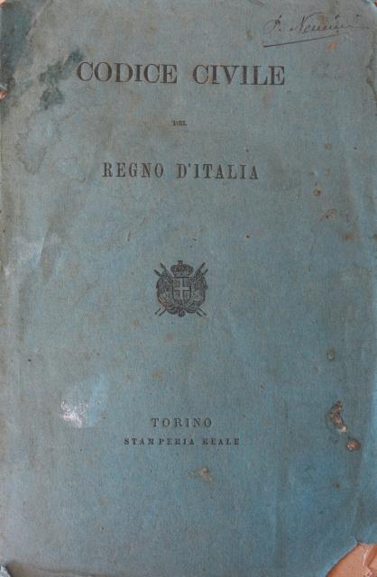 AA.VV. Codice Civile del Regno d’Italia