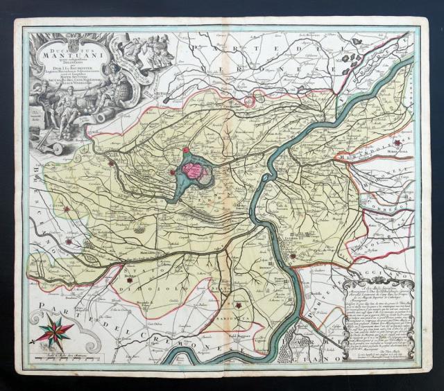 SEUTTER, MATTHEUS. Ducatus Mantuani quam castigatissima delineatio.