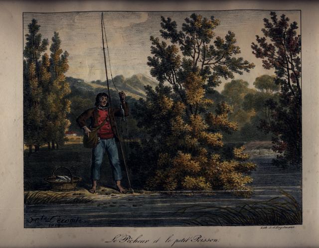 LECOMTE, M. - ENGELMANN, G. Le Pecheur et le petit Poisson.