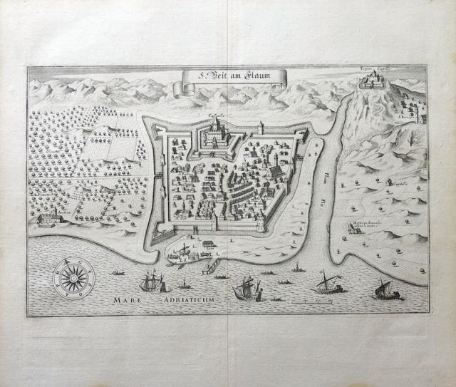 MERIAN, MATTHEUS. S. Veit am Flaum (Fiume).