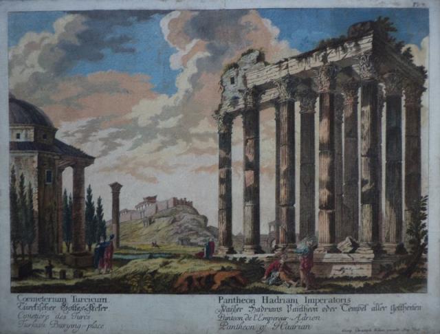 KILIAN, GEORGE CHRISTOPH. Pantheon Hadriani Imperatoris.