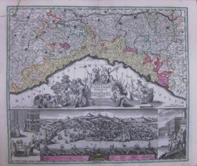 SEUTTER, GEORG. MATTHAUS (SEUTTER, MATTH.). Reipublicae Genuensis Dominium.