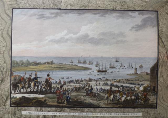 VERNET, CARLE. Embarquement des Anglais en Hollande, le Trente Novembre 1799.