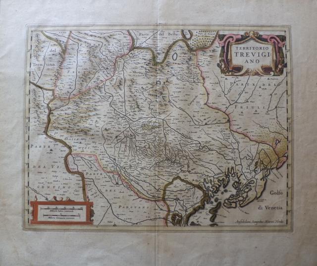 HONDIUS, HENRICUS. Territorio Trevigiano.