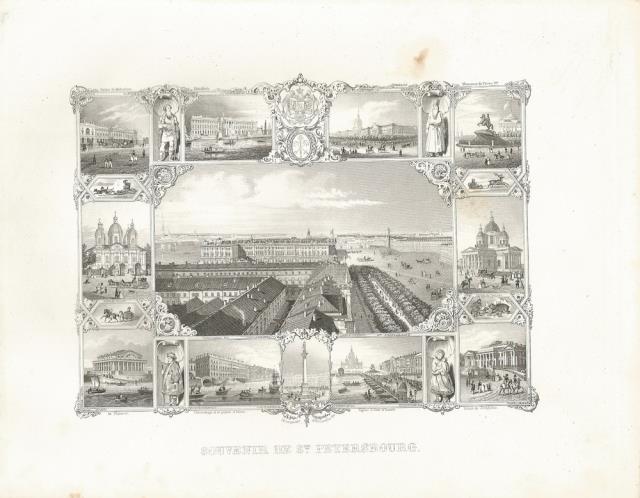 LLOYD TRIESTINO. Souvenir de St. Petersbourg.