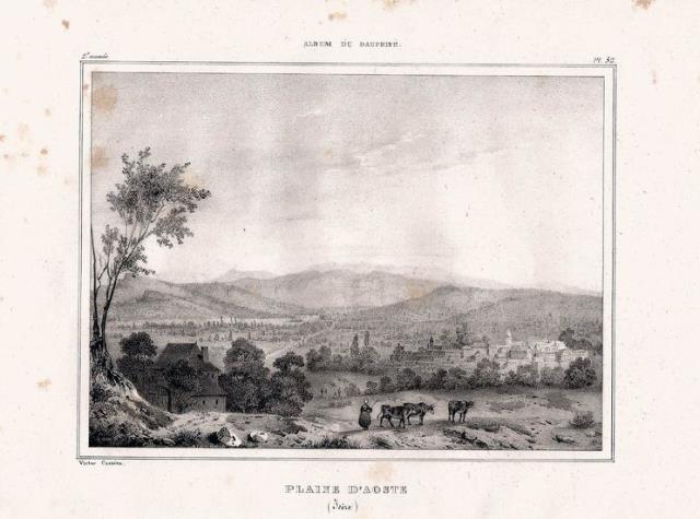 CASSIEN, VICTOR. Plaine d'Aoste (Isère).