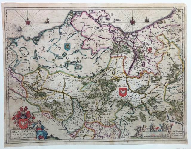 BLAEU, WHILLEM – BLAEU, IOANNEM. Brandeburgum Marchionatus cum Ducatibus Pome...