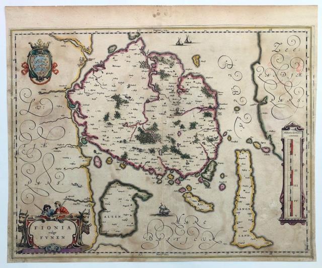 BLAEU, WHILLEM. Fionia vulgo Funen.