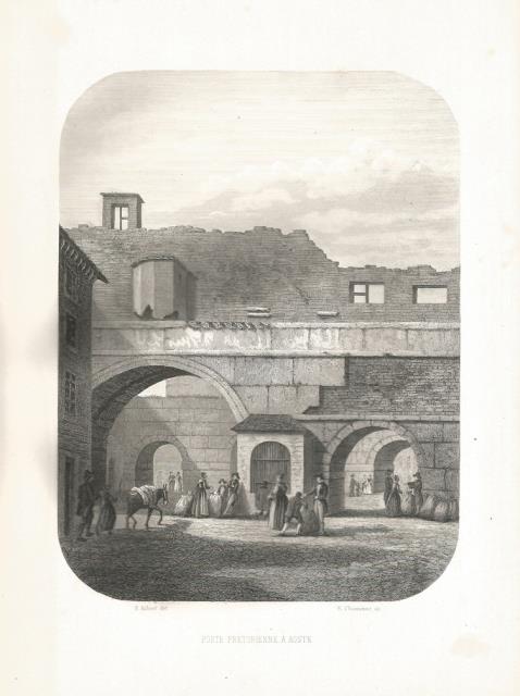CHAVANNE, E. - AUBERT, E. Porte Prétorienne a Aoste.