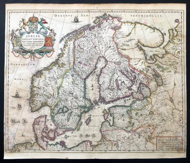 BLAEU, WHILLEM – BURAEAI ANDREAEI. Svecia, Dania et Norvegia.