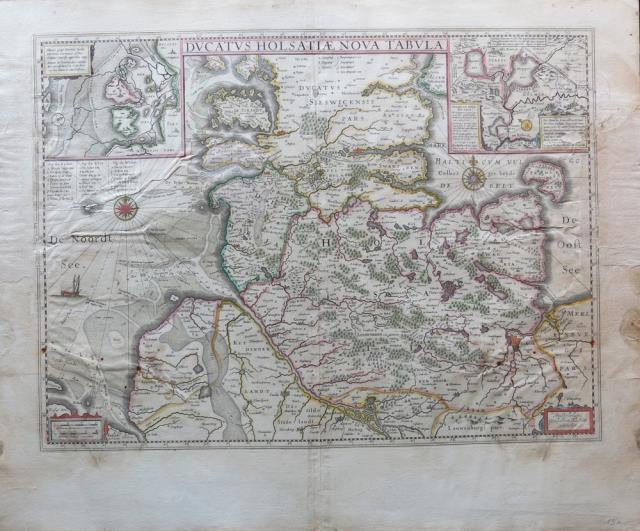BLAEU, WILLEM JANSZOON (BLAEUW, GUILJELMUM). Ducatus Holsatiae Nova Tabula.