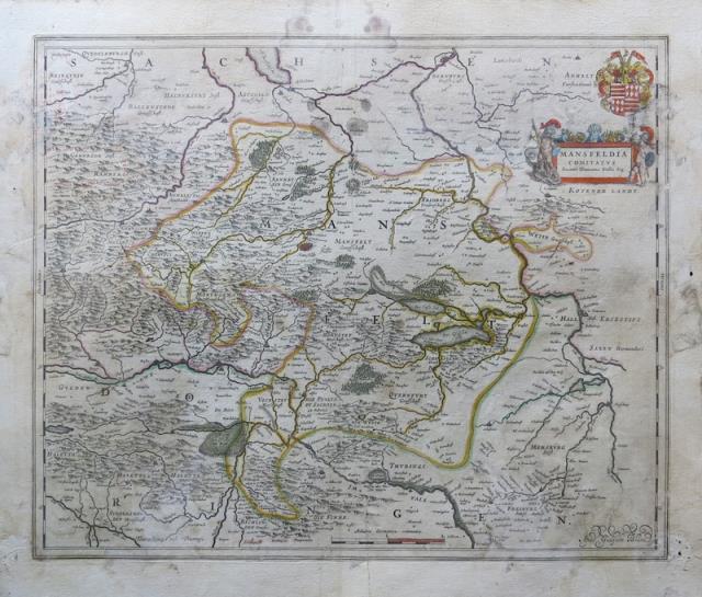 BLAEU, WILLEM JANSZOON (BLAEUW, GUILJELMUM). Mansfeldia Comitatus.