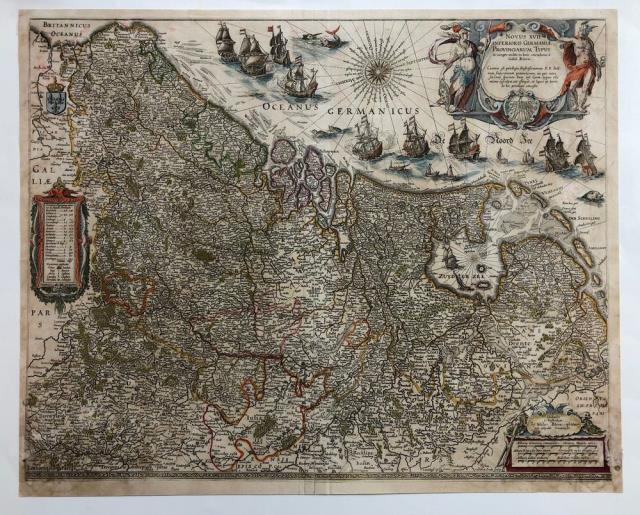 BLAEU, WILLEM JANSZOON. Novus XVII inferioris Germaniae Provinciarum Typus.