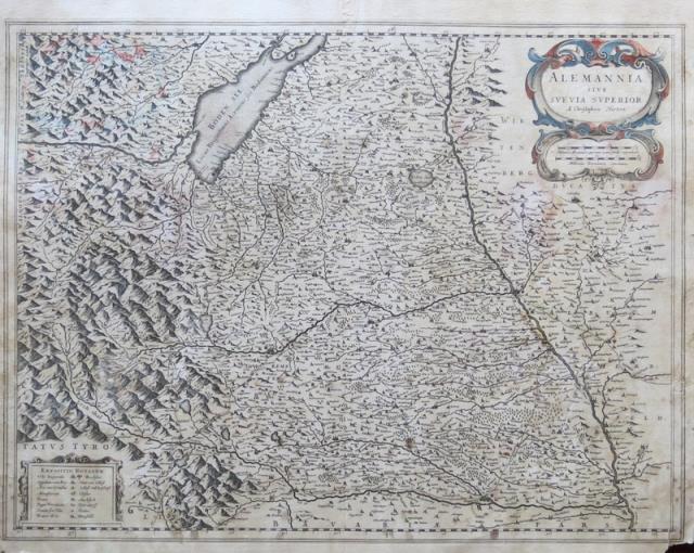 BLAEU, WILLEM JANSZOON (BLAEUW, GUILJELMUM). Alemannia sive Svevia Superior.