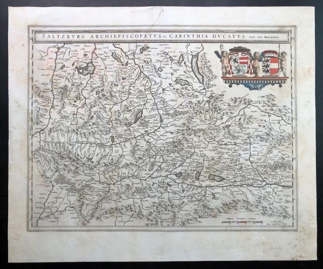 BLAEU, WILLEM JANSZOON (BLAEUW, GUILJELMUM) - GERARDO MERCATORE. Saltzburg...