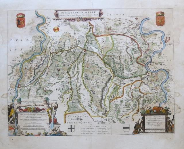 BLAEU, WILLEM JANSZOON (BLAEUW, GUILJELMUM JANSONIUS). Fossae Sanctae Mariae...