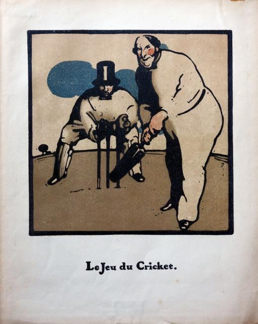 NICHOLSON, SIR WILLIAM. Le Jeu du Cricket.
