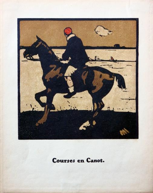NICHOLSON, SIR WILLIAM. Courses en Canot.