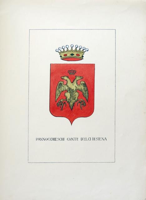 ANONIMO. Pannocchieschi Conte d'Elci di Siena.