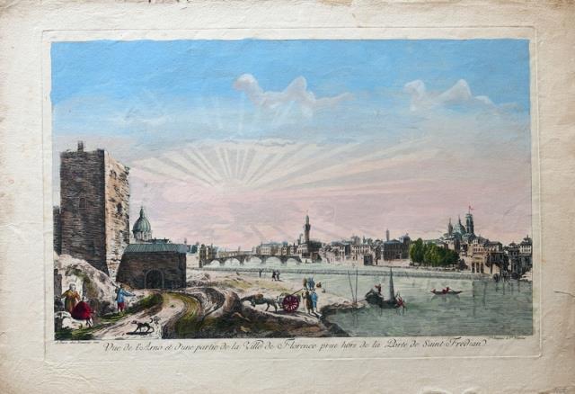 BEAUVAIS. Vue de l'Arno et d'une partie de la Ville de Florence