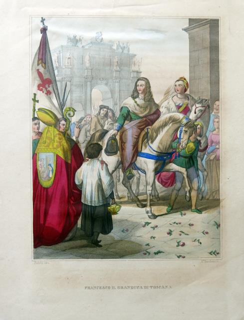 SANTONI, TOMMASO - FOLCHI. Francesco II Granduca di Toscana.
