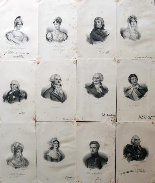 DELPECH. Ritratti storici. Rivoluzione Francese, Periodo Napoleonico.
