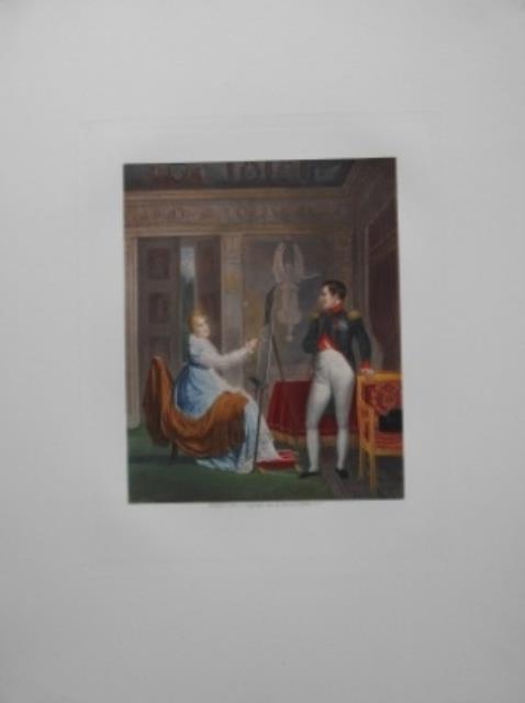 BOUSSOD, VALADON. Napoleone si fa ritrarre.