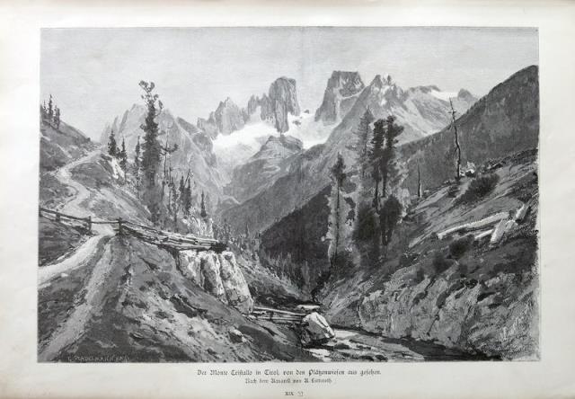 STADELMANN, G. Der Monte Cristallo in Tirol.