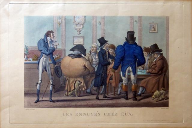 COQUERET – VERNET, CARLE. Les Ennuyés chez eux.