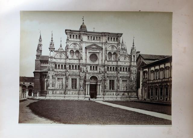 BROGI. Certosa di Pavia. Facciata della Chiesa.
