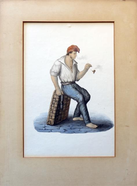 ANONIMO. Costume napoletano.