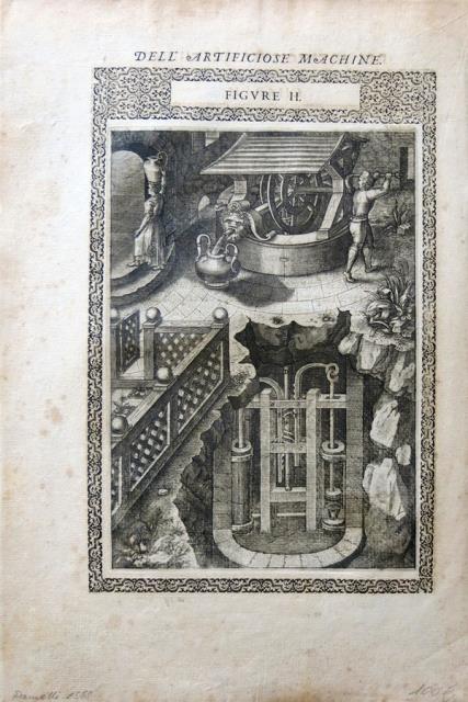 RAMELLI, AGOSTINO. Dell'Artificiose Machine. Figure II.