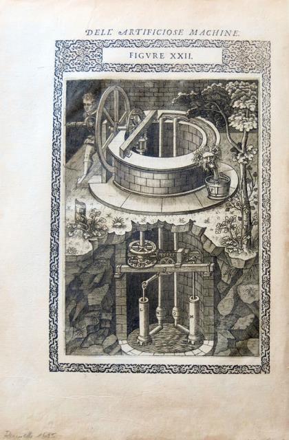 RAMELLI, AGOSTINO. Dell'Artificiose Machine. Figure XXII.