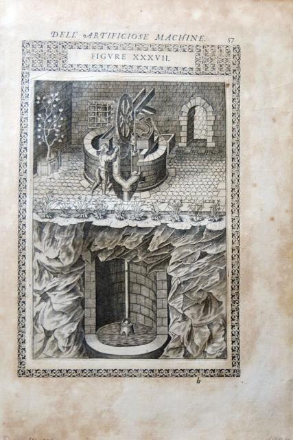 RAMELLI, AGOSTINO. Dell'Artificiose Machine. Figure XXXVII.