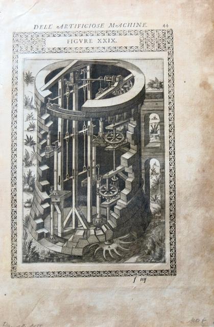 RAMELLI, AGOSTINO. Dell'Artificiose Machine. Figure XXIX.