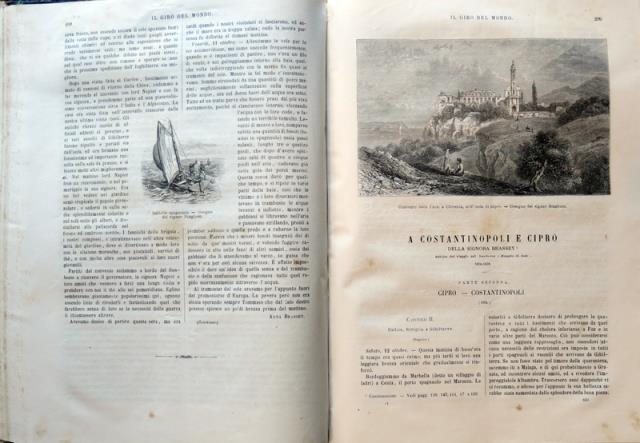AA.VV - CHARTON, EDOARDO – TREVES, EMILIO. Il giro del mondo. Giornale di...