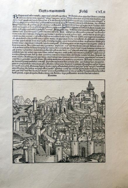 SCHEDEL, HARTMANN - WOLGEMUT, MICHAEL - ANTON KOBERGER. Ravenna.