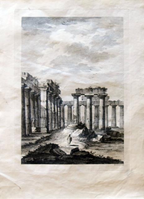 BARTOLOZZI, FRANCESCO. Rovine di Agrigento.