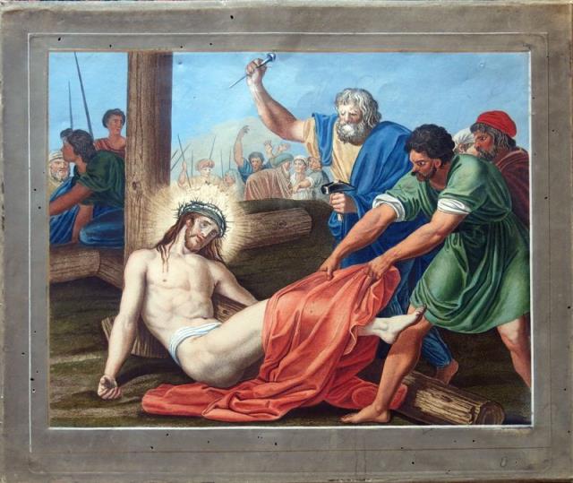 ANONIMO. Gesù Cristo sta per essere crocifisso.
