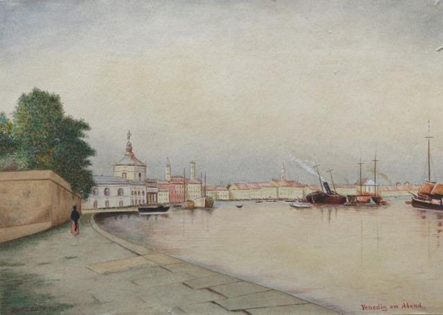 LUTZ MANS. Venedig am Abend.